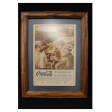 Reproduction Coca-Cola Framed Art