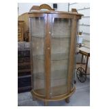 Modern Oak Curio Cabinet