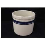 New 6' Roseville Blue Strip Crock