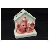 USA #830 Vintage Bird Flower Pot