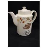 Hall's Jewel Tea Autumn  Leaf Washington Coffee Po