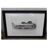 Saddle Bronc Bar Framed Poster