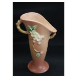 Roseville 382-7 7 1/2' Vase Apple Blossom Pattern