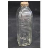 Vintage Undertaker's Supply Co. Embossed Bottle