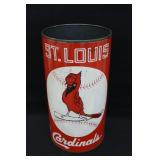 Vintage St. Louis Cardinal's Wastebasket