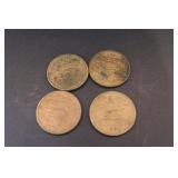 1960's & 70's Mexican Centavos coins