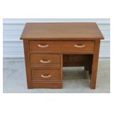 Child's Oak Kneehole Desk
