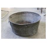 24' Galvanized Wash Tub