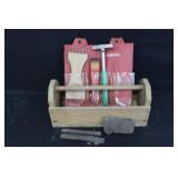Wood Tote & Misc.