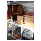 Shelf and contents