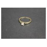 L'Amour 14K Gold Diamond Engagement Ring