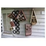Handcrafted Wood Birdhouses & Hanging Dï¿½cor