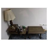 End Table, Bottles, & Coffee Table