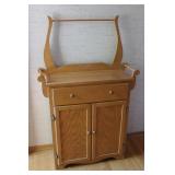 Handcrafted Oak Washstand