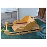 Handcrafted Wooden Sled