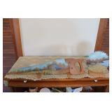 Hand Painted Saw & Blade