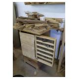 Handcrafted Cabinet w/ Router Bits & Scrap Wood
