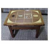 Handcrafted Wood Coffee Table w/ SW Tiles