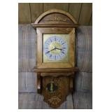 Handcrafted Pine Wall Clock