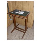 Handcrafted Oak Adjustable Drafting Table