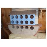 Large Handcrafted Wood Noah