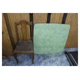 Card Table & Dining Chair