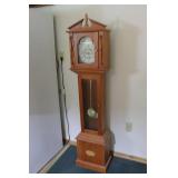 63" Handcrafted Pine Floor Clock