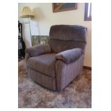 Brown Upholstered Recliner
