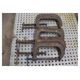 6" C-Clamps