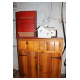 Cabinets, Shelves, & Bird House
