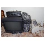 Desktop Computer, Printer, & VCR