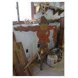 44" Wood Scarecrow Lawn Decoration