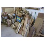 Large Assortment of Scrap Woodworkers Lumber