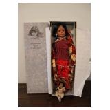 Traditions 26' Native American Porcelain Doll