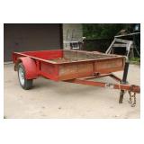 Neal 5' x 8' Single Axle Tilt Bed Trailer