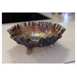 8' Carnival Ruffled & Footed Bowl