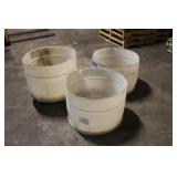 3 Poly Tubs