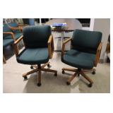 2 Swivel Desk Chairs