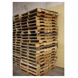 40' x 48' 4-Way Wood Pallets