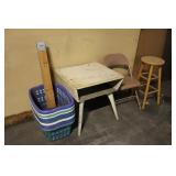 Baskets, Desk & Stool