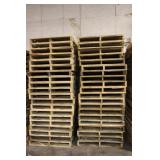 40' x 48' 4-Way Wood Pallets