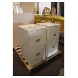 2 Drawer Metal File Cabinets