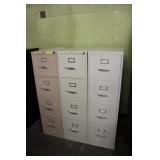 25' x 15'x 52' Metal 4-Drawer File Cabinets