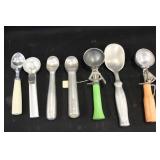 Assorted Vintage Ice Cream Scoops