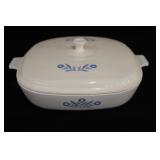 CorningWare Blue Cornflower P-10-B Covered