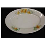 California Poppy San Fe RR 7' Bread Plate