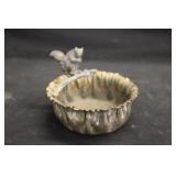 24k Gold Lined Squirrel Nut Dish