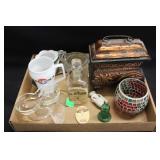 Ointment Bottles, Collectible Glassware, Etc.