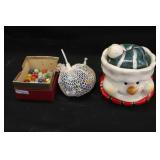 Marbles & Snowman Dï¿½cor