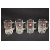 6' Vintage A&W Root Beer Clear Glass Mugs
